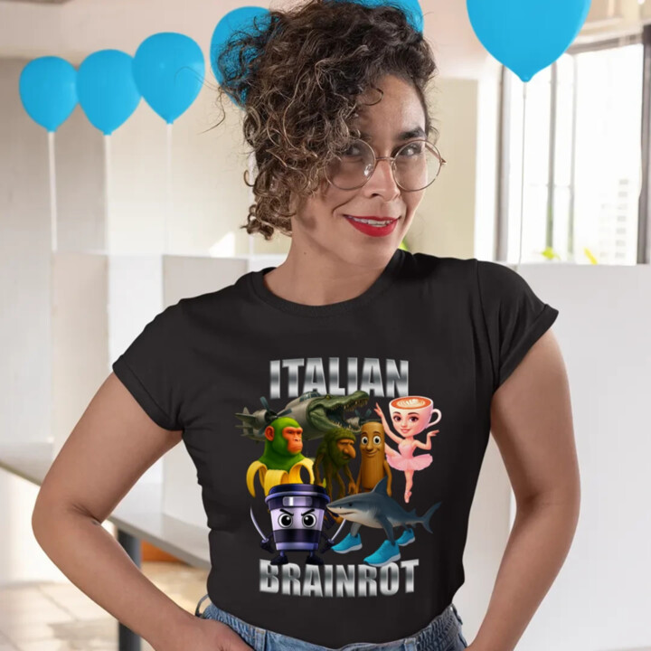 Italian Brainrot v2 - dámske tričko s potlačou