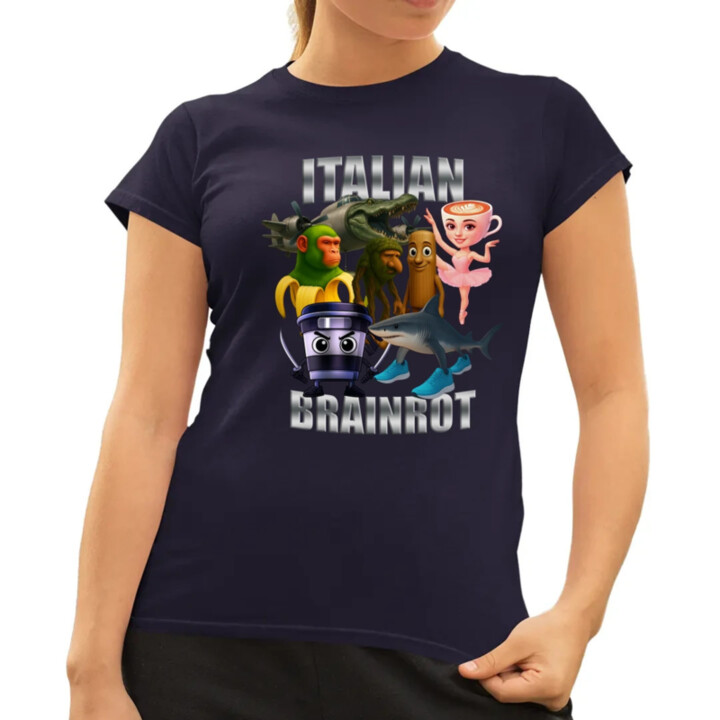 Italian Brainrot v2 - dámske tričko s potlačou