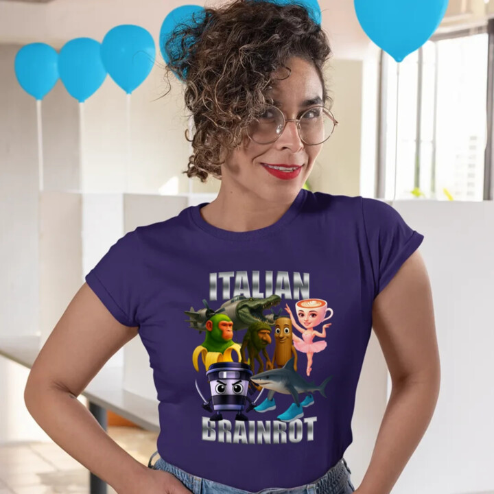 Italian Brainrot v2 - dámske tričko s potlačou