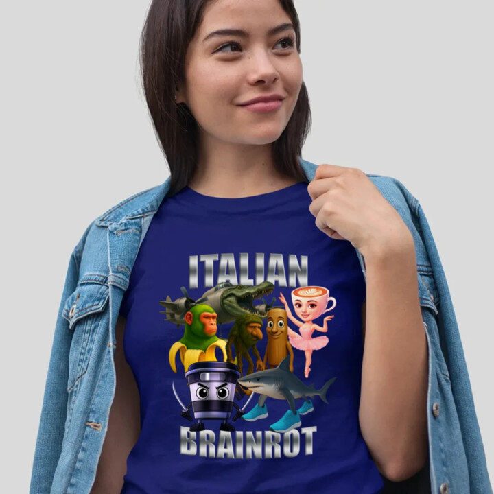 Italian Brainrot v2 - dámske tričko s potlačou