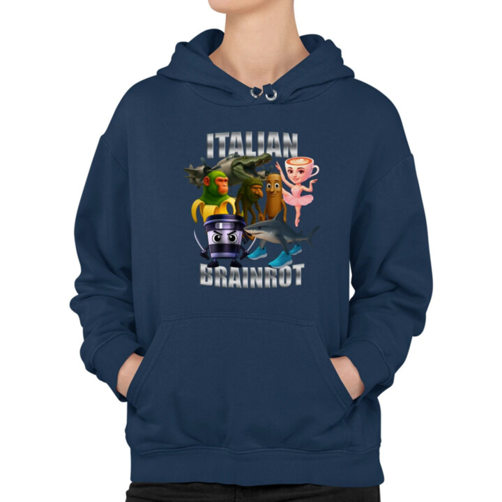Italian Brainrot v2  - dámska mikina s potlačou