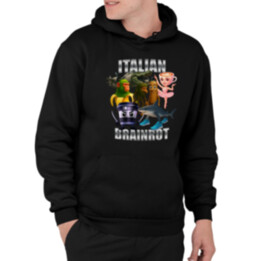 Italian Brainrot v2  - pánska mikina s potlačou