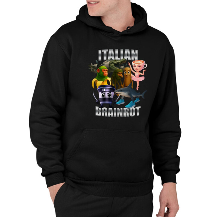 Italian Brainrot v2  - pánska mikina s potlačou