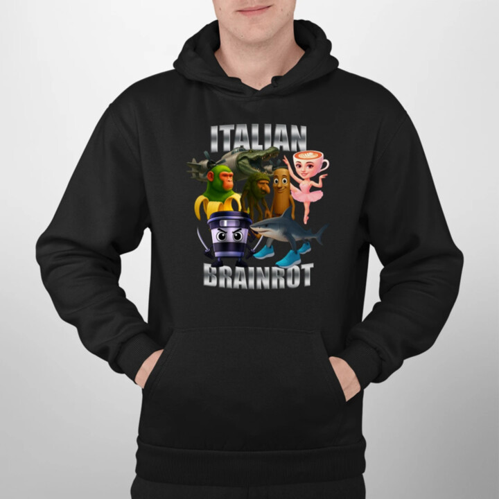 Italian Brainrot v2  - pánska mikina s potlačou