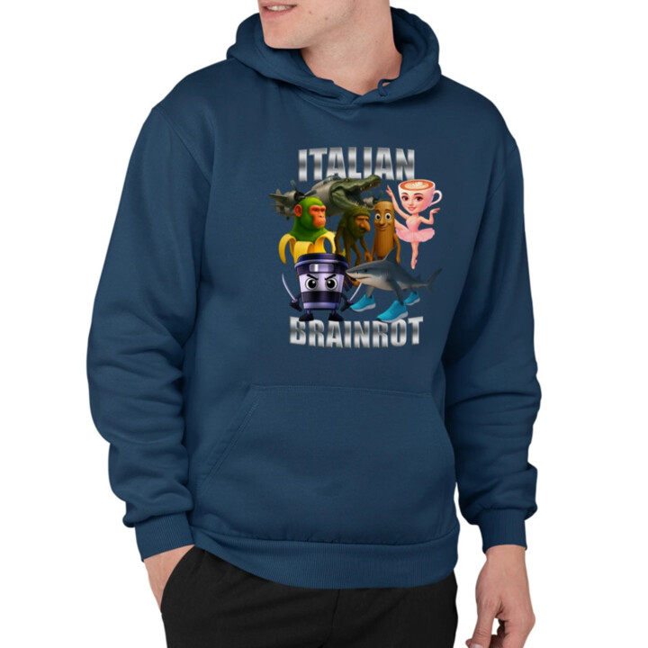 Italian Brainrot v2  - pánska mikina s potlačou