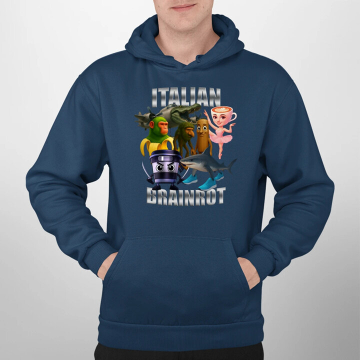 Italian Brainrot v2  - pánska mikina s potlačou
