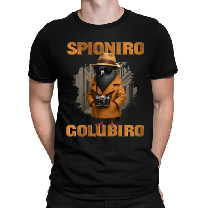 Spioniro Golubiro - Italian Brainrot - pánske tričko s potlačou