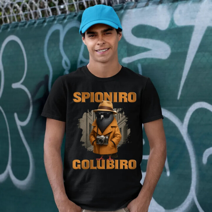 Spioniro Golubiro - Italian Brainrot - pánske tričko s potlačou