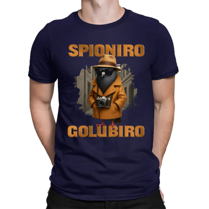 Spioniro Golubiro - Italian Brainrot - pánske tričko s potlačou