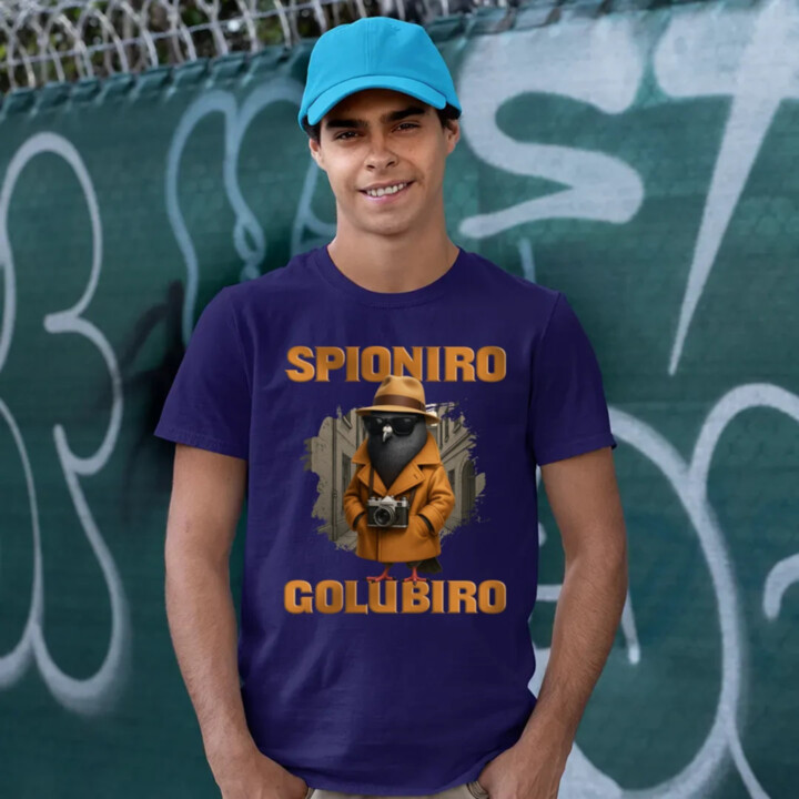 Spioniro Golubiro - Italian Brainrot - pánske tričko s potlačou