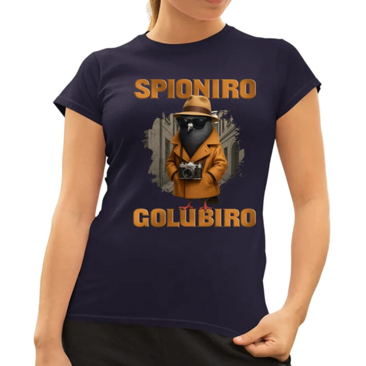 Spioniro Golubiro - Italian Brainrot - dámske tričko s potlačou
