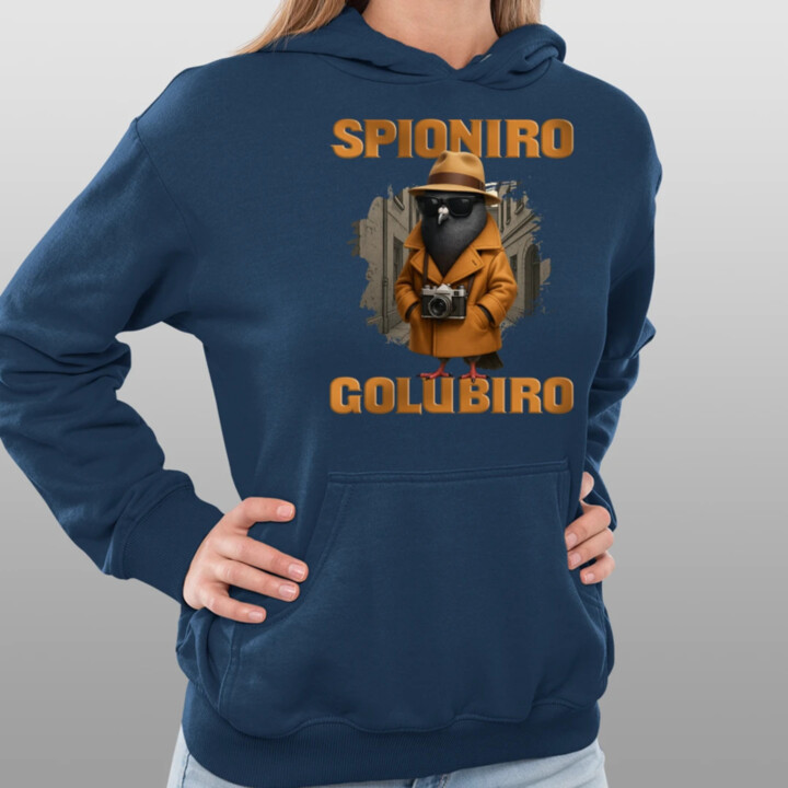 Spioniro Golubiro - Italian Brainrot  - dámska mikina s potlačou