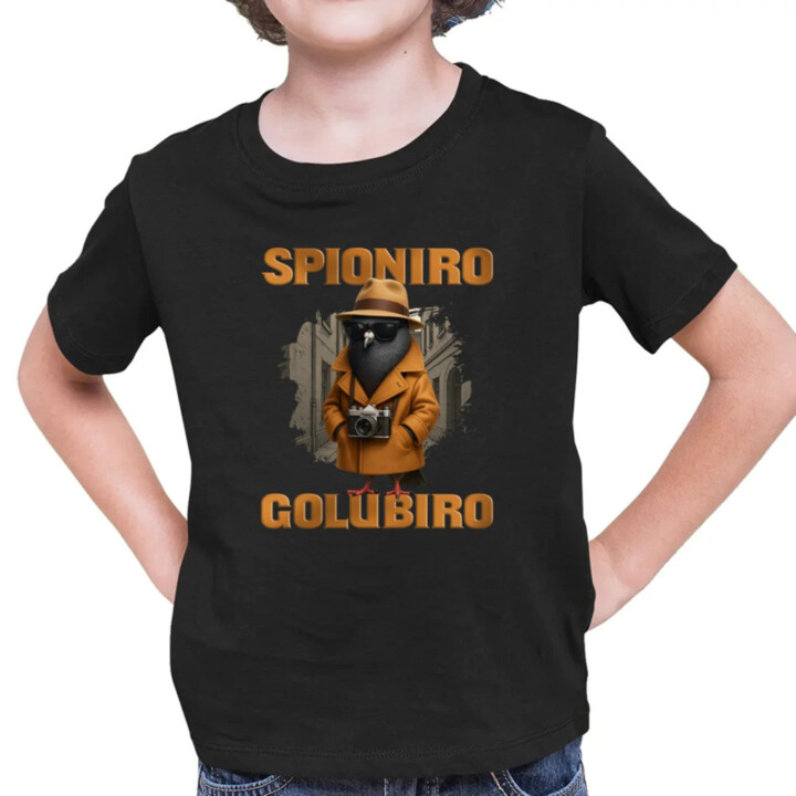 Spioniro Golubiro - Italian Brainrot - detské tričko s potlačou