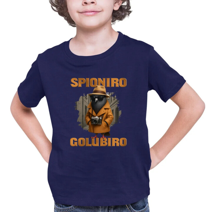 Spioniro Golubiro - Italian Brainrot - detské tričko s potlačou