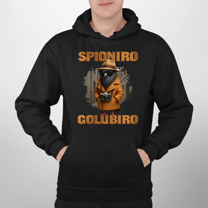 Spioniro Golubiro - Italian Brainrot  - pánska mikina s potlačou