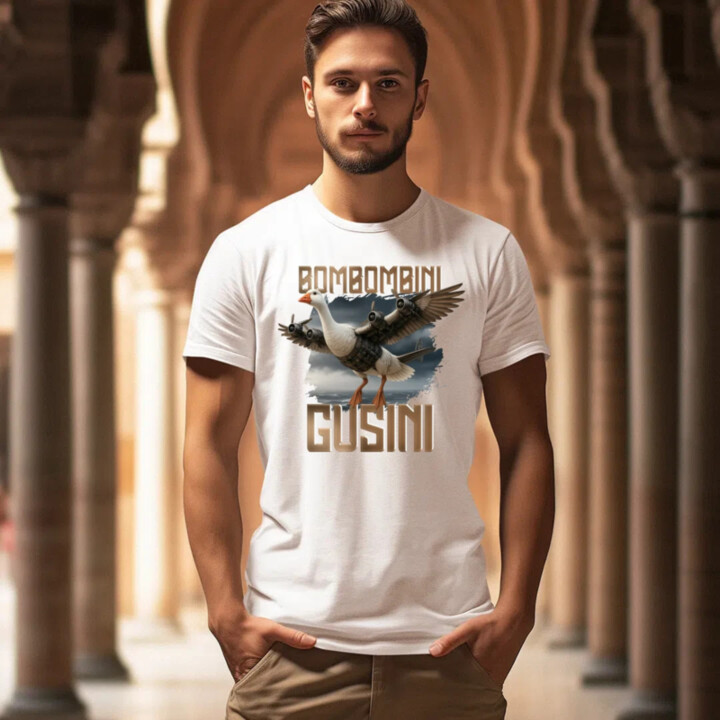 Bombombini Gusini - Italian Brainrot - pánske tričko s potlačou