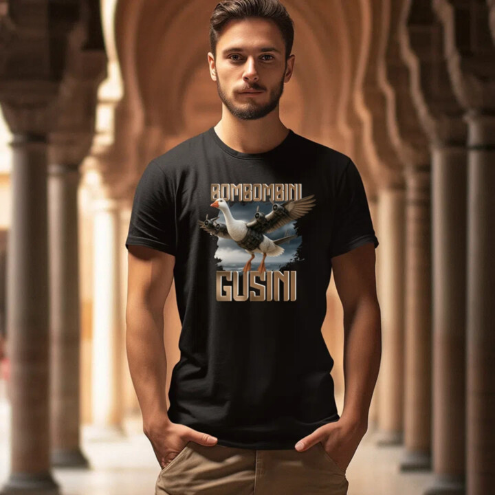 Bombombini Gusini - Italian Brainrot - pánske tričko s potlačou