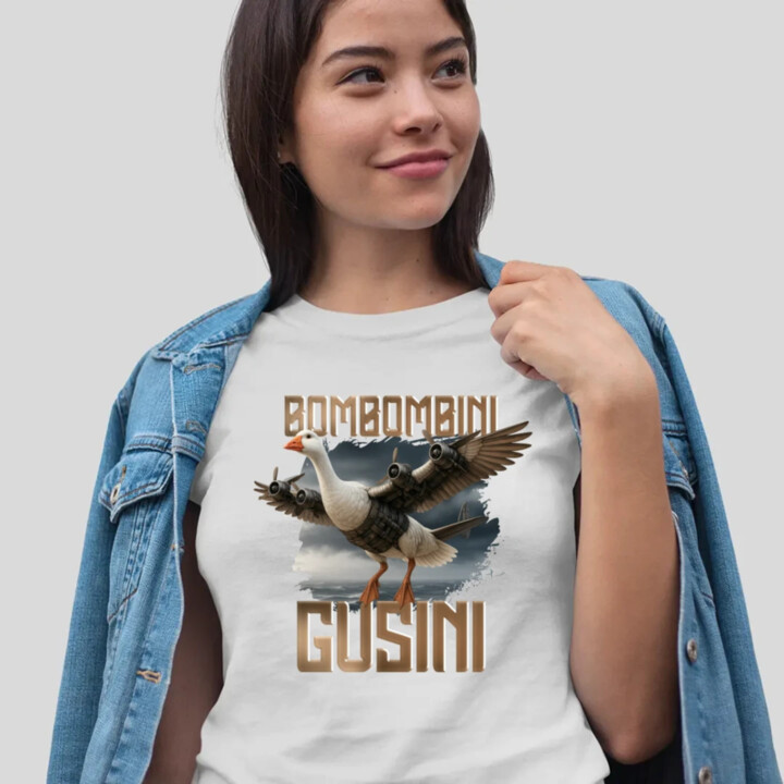 Bombombini Gusini - Italian Brainrot - dámske tričko s potlačou