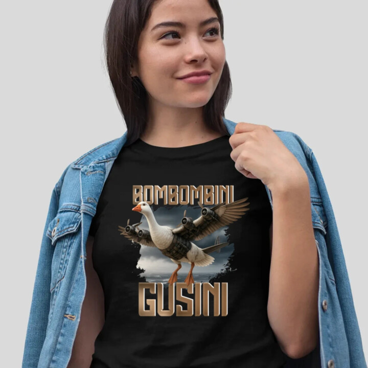 Bombombini Gusini - Italian Brainrot - dámske tričko s potlačou