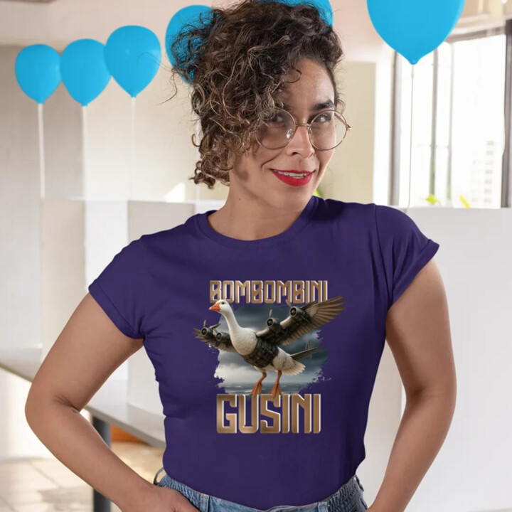 Bombombini Gusini - Italian Brainrot - dámske tričko s potlačou