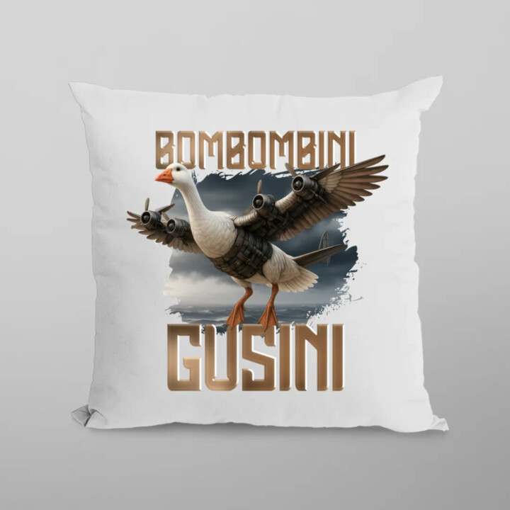 Bombombini Gusini - Italian Brainrot - vankúš s potlačou