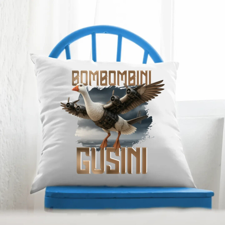Bombombini Gusini - Italian Brainrot - vankúš s potlačou