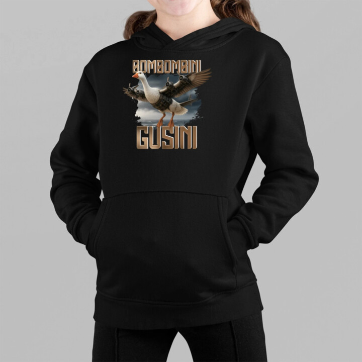 Bombombini Gusini - Italian Brainrot - detská mikina s kapucňou