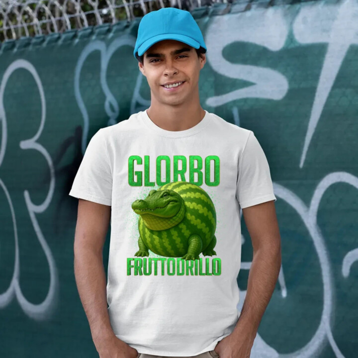 Glorbo fruttodrillo - Italian brainrot - pánske tričko s potlačou
