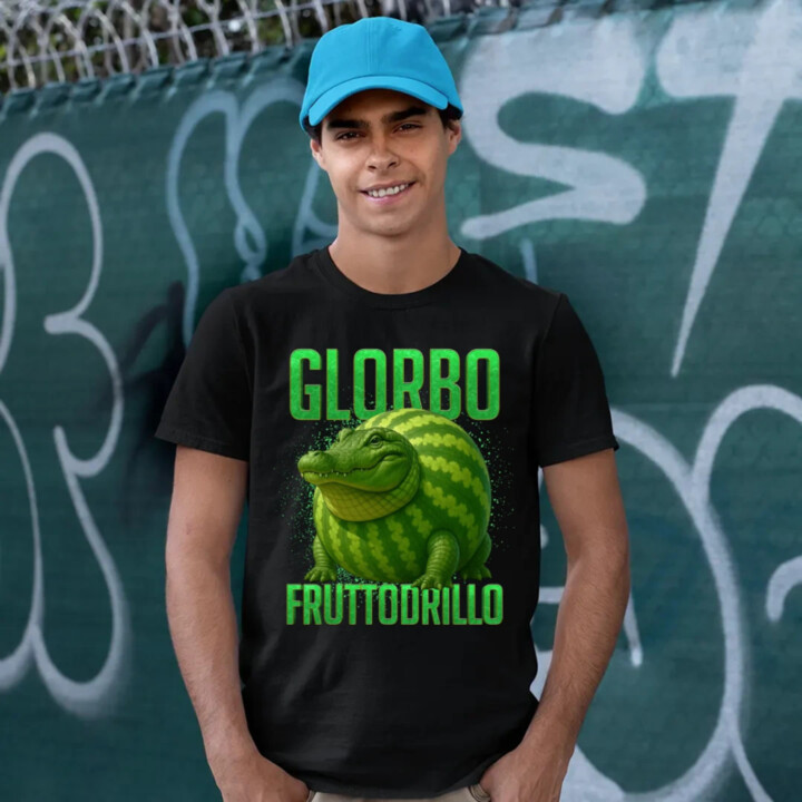 Glorbo fruttodrillo - Italian brainrot - pánske tričko s potlačou