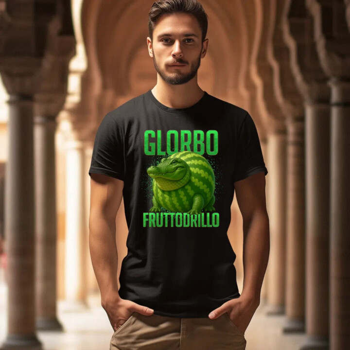 Glorbo fruttodrillo - Italian brainrot - pánske tričko s potlačou