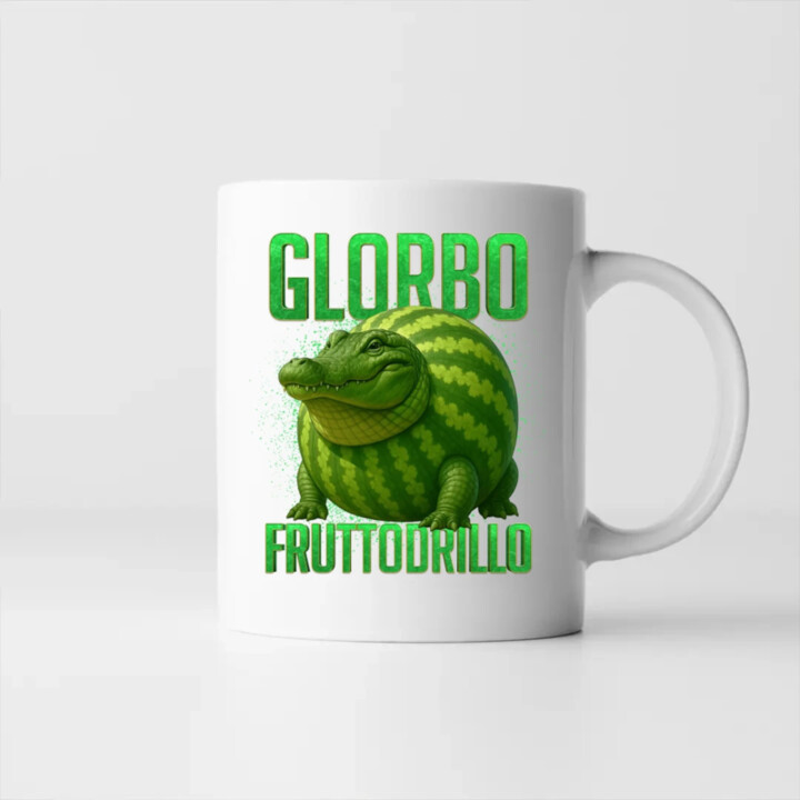 Glorbo fruttodrillo - Italian brainrot - keramický hrnček s potlačou