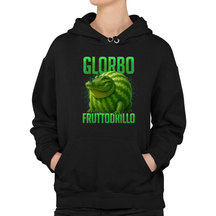 Glorbo fruttodrillo - Italian brainrot  - dámska mikina s potlačou