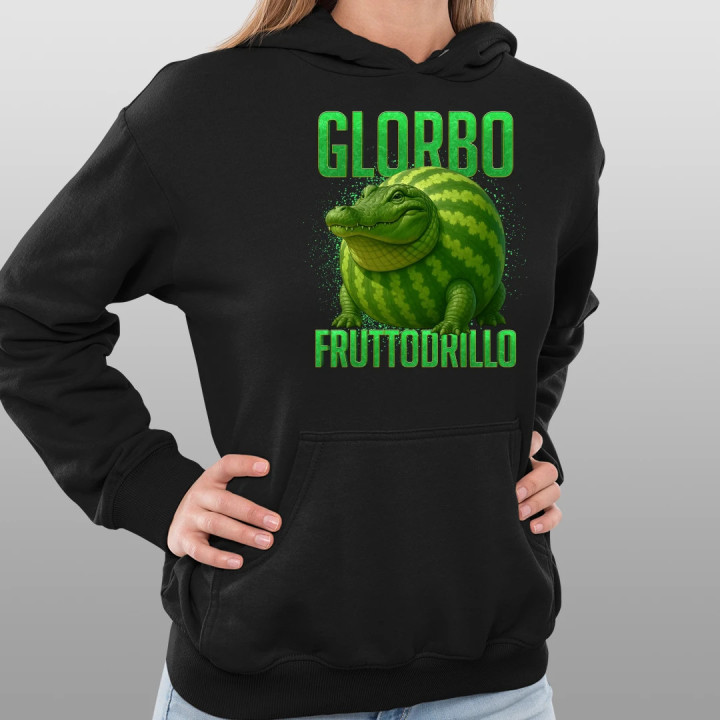 Glorbo fruttodrillo - Italian brainrot  - dámska mikina s potlačou