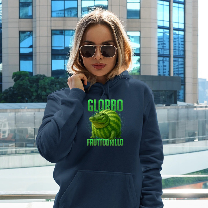 Glorbo fruttodrillo - Italian brainrot  - dámska mikina s potlačou