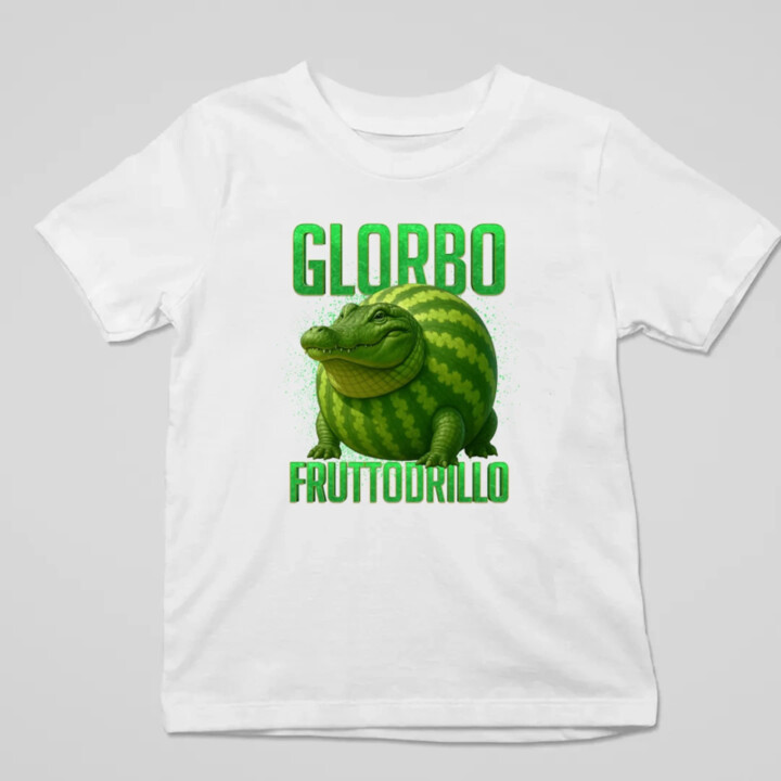 Glorbo fruttodrillo - Italian brainrot - detské tričko s potlačou