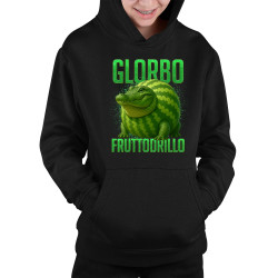 Glorbo fruttodrillo - Italian brainrot - detská mikina s kapucňou