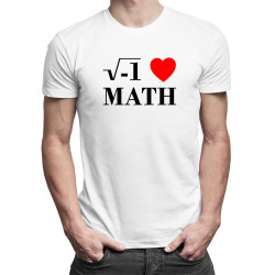 I love math - Pánske  tričko s potlačou