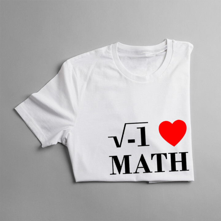 I love math - Pánske  tričko s potlačou