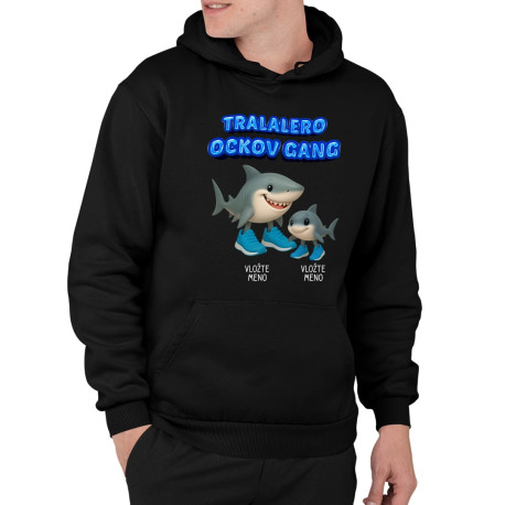 Tralalero ockov gang - jedno dieťa - Italian Brainrot  - pánska mikina s potlačou