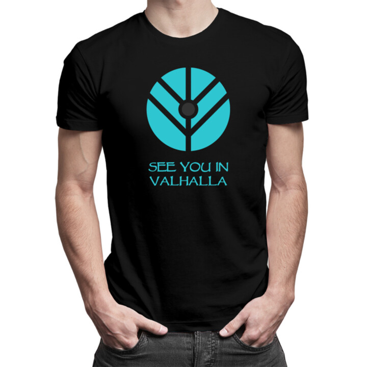 See you in Valhalla - pánske  tričko s potlačou