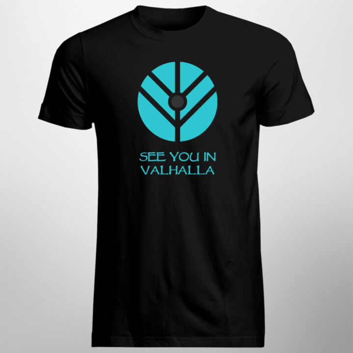 See you in Valhalla - pánske  tričko s potlačou