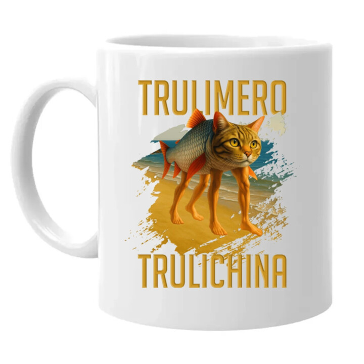 Trulimero trulichina - Italian brainrot - keramický hrnček s potlačou
