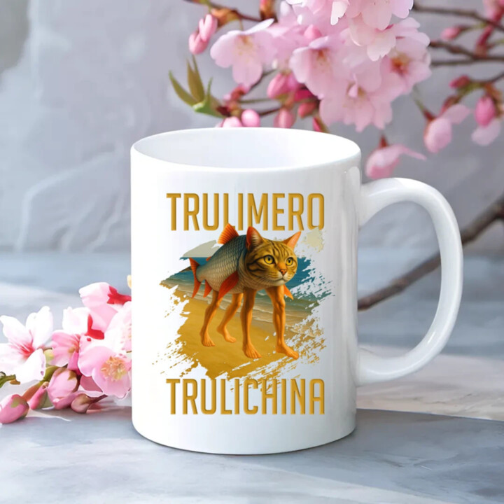 Trulimero trulichina - Italian brainrot - keramický hrnček s potlačou