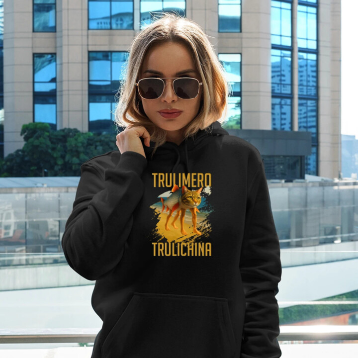 Trulimero trulichina - Italian brainrot  - dámska mikina s potlačou