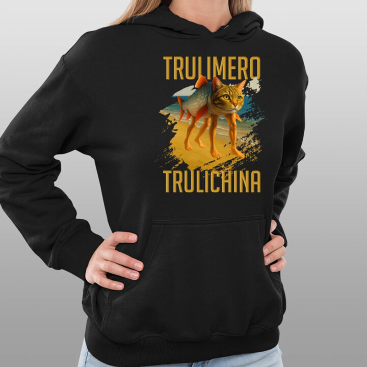 Trulimero trulichina - Italian brainrot  - dámska mikina s potlačou