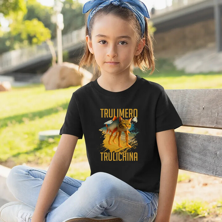 Trulimero trulichina - Italian brainrot - detské tričko s potlačou