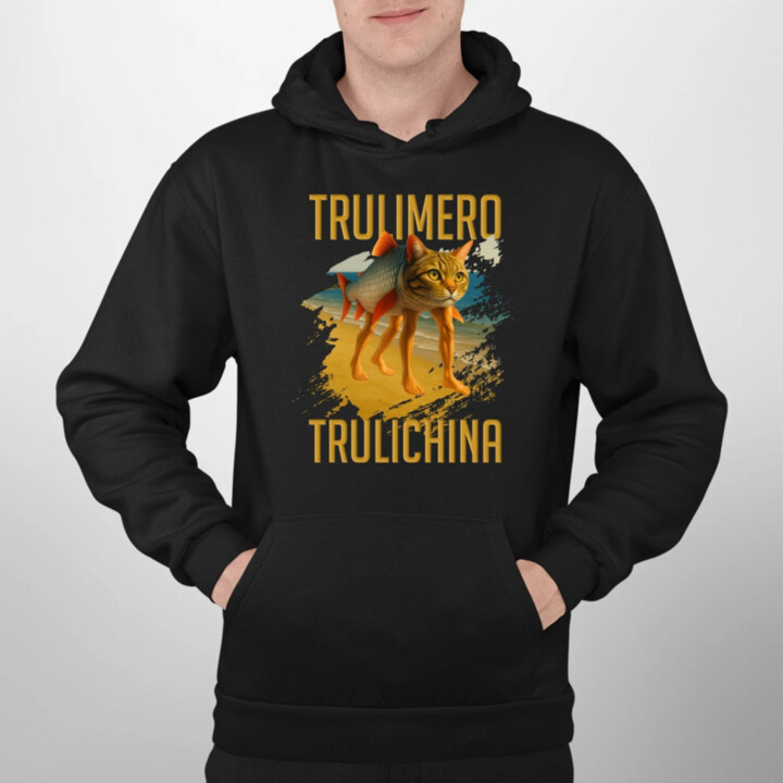 Trulimero trulichina - Italian brainrot  - pánska mikina s potlačou