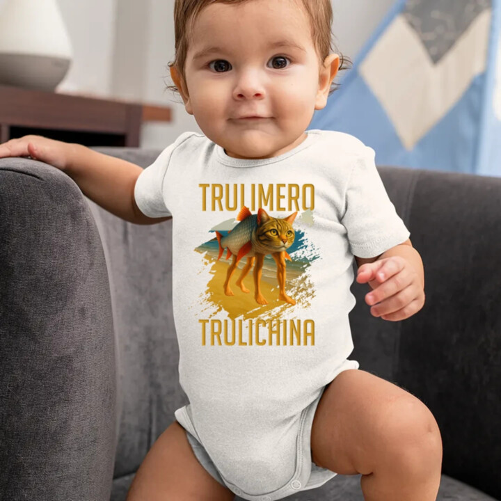 Trulimero trulichina - Italian brainrot  - body s potlačou
