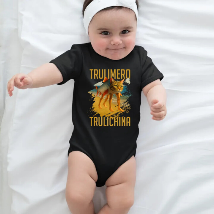 Trulimero trulichina - Italian brainrot  - body s potlačou