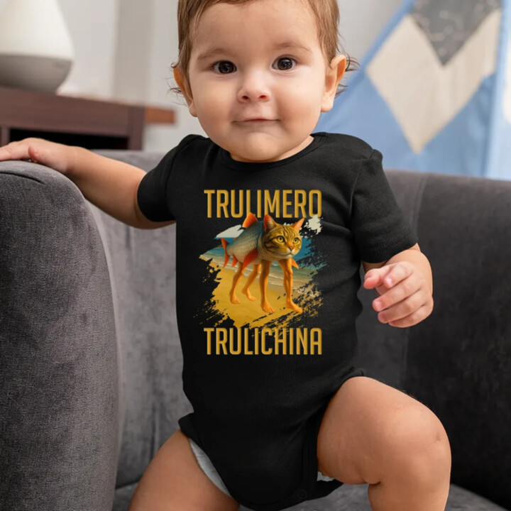 Trulimero trulichina - Italian brainrot  - body s potlačou